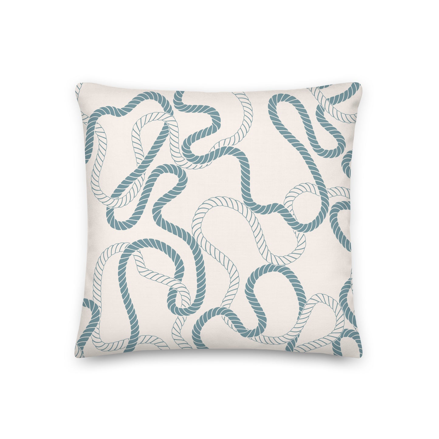 Nautical Ropes Pillow    Shellarium.