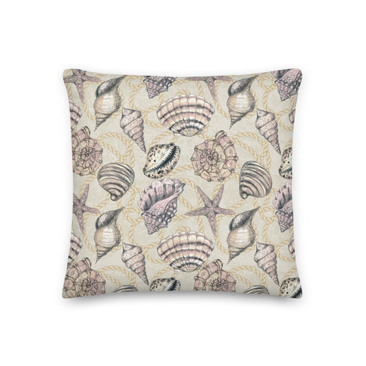 Ropes and Shells Pillow    Shellarium.