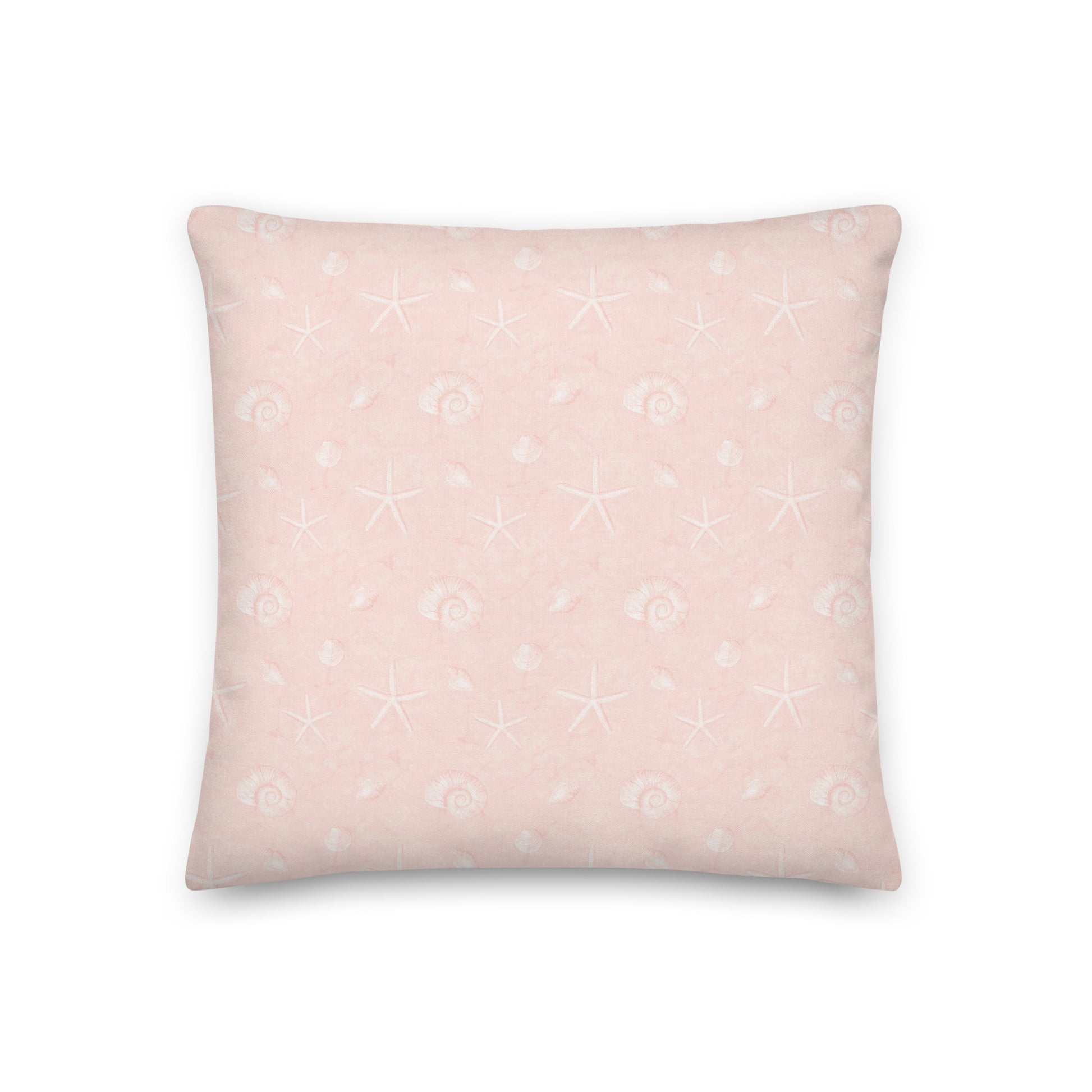 Blush Shore Pillow    Shellarium.