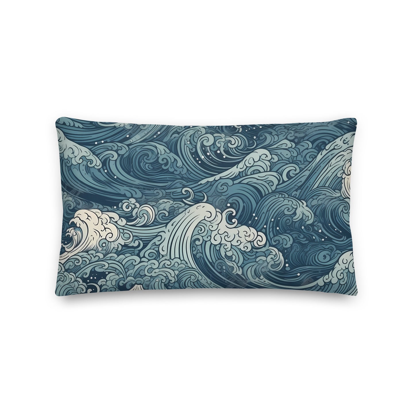 Ocean Waves Pillow    Shellarium.