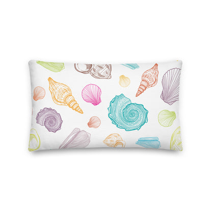 Colorful Seashore Pillow    Shellarium.