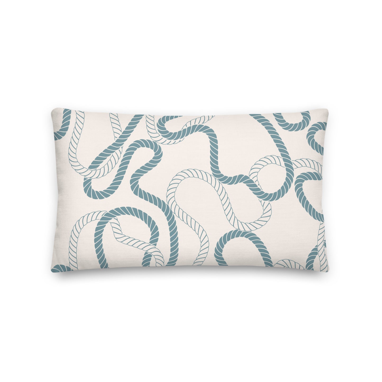 Nautical Ropes Pillow    Shellarium.