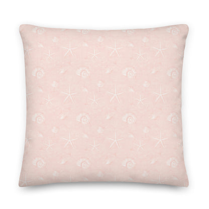 Blush Shore Pillow    Shellarium.