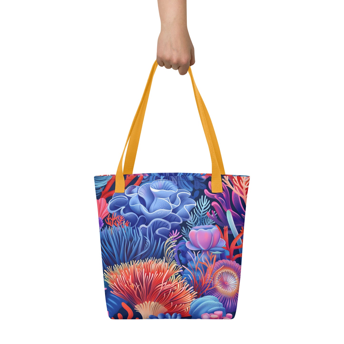 Coral Kaleidoscope Tote bag    Shellarium.