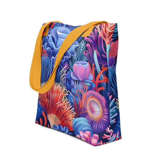 Coral Kaleidoscope Tote bag    Shellarium.