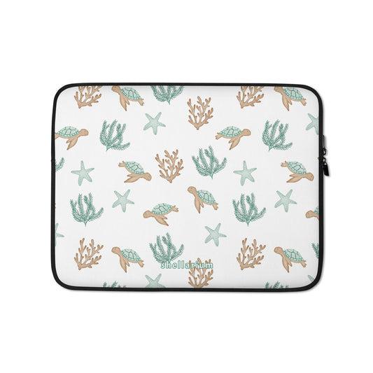 Sea Creatures Laptop Sleeve    Shellarium.