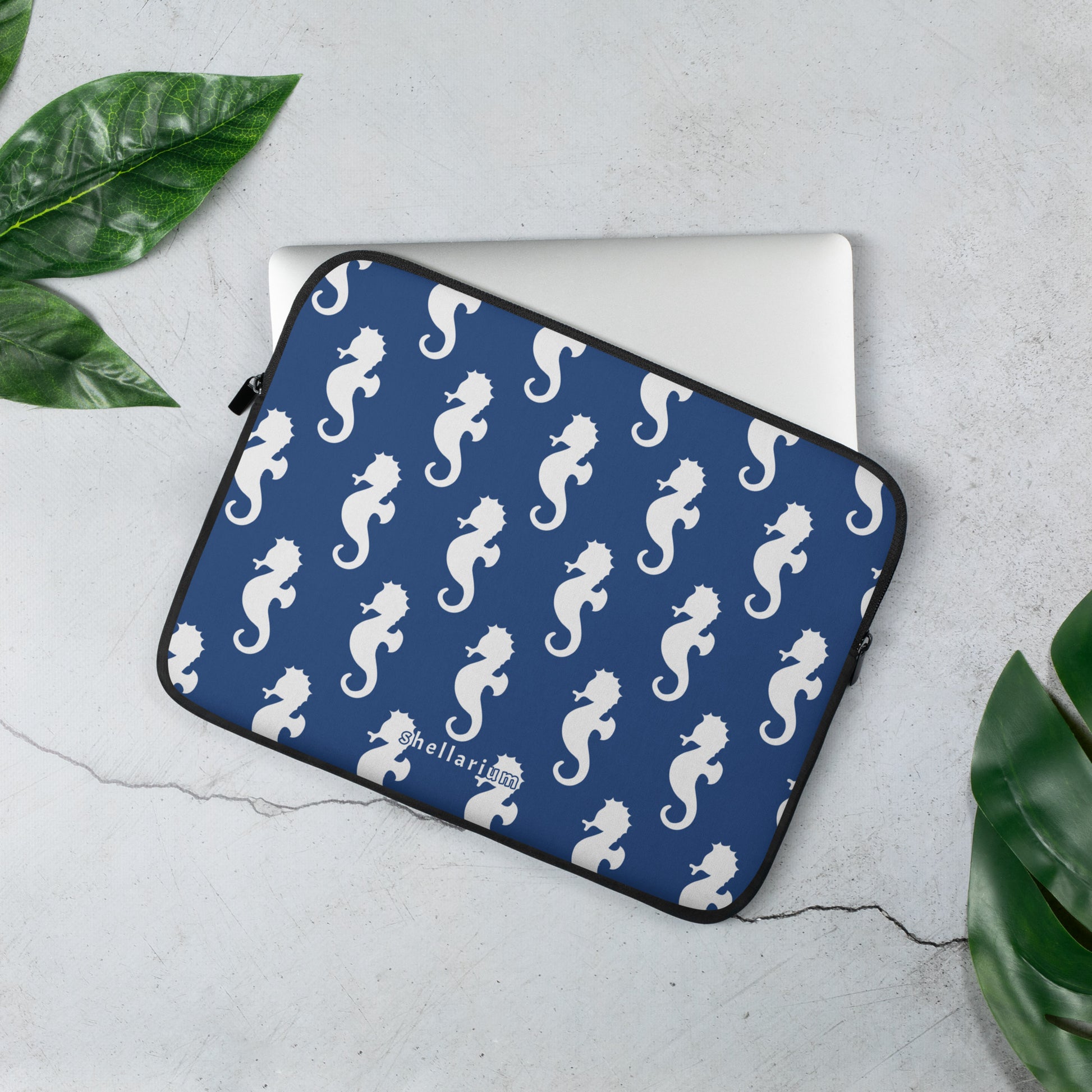 Nautical Needle Laptop Sleeve    Shellarium.