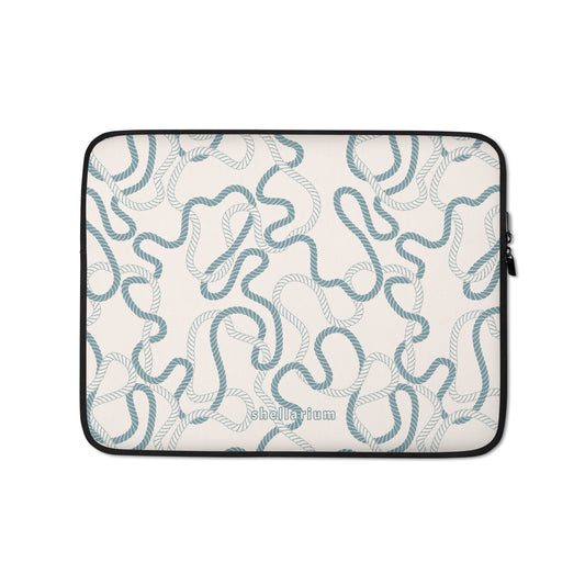 Intertwined Ropes Laptop Sleeve    Shellarium.