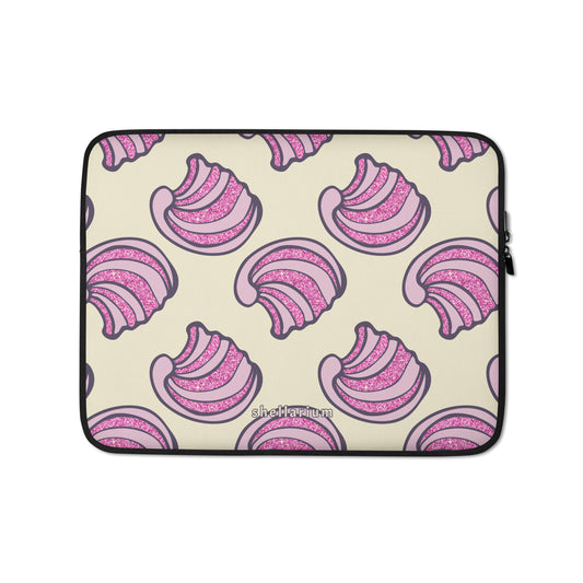 Sparkly Seashore Laptop Sleeve    Shellarium.