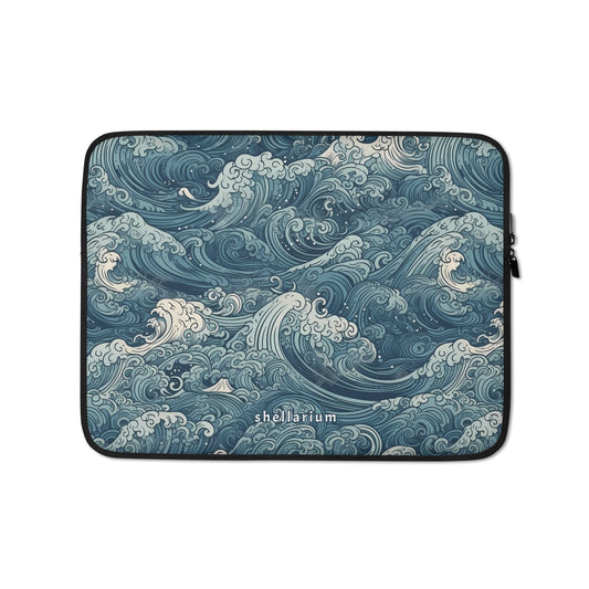 Wave Crash Laptop Sleeve    Shellarium.