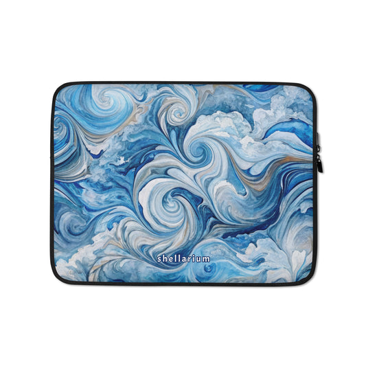 Whirlpool Wonders Laptop Sleeve    Shellarium.