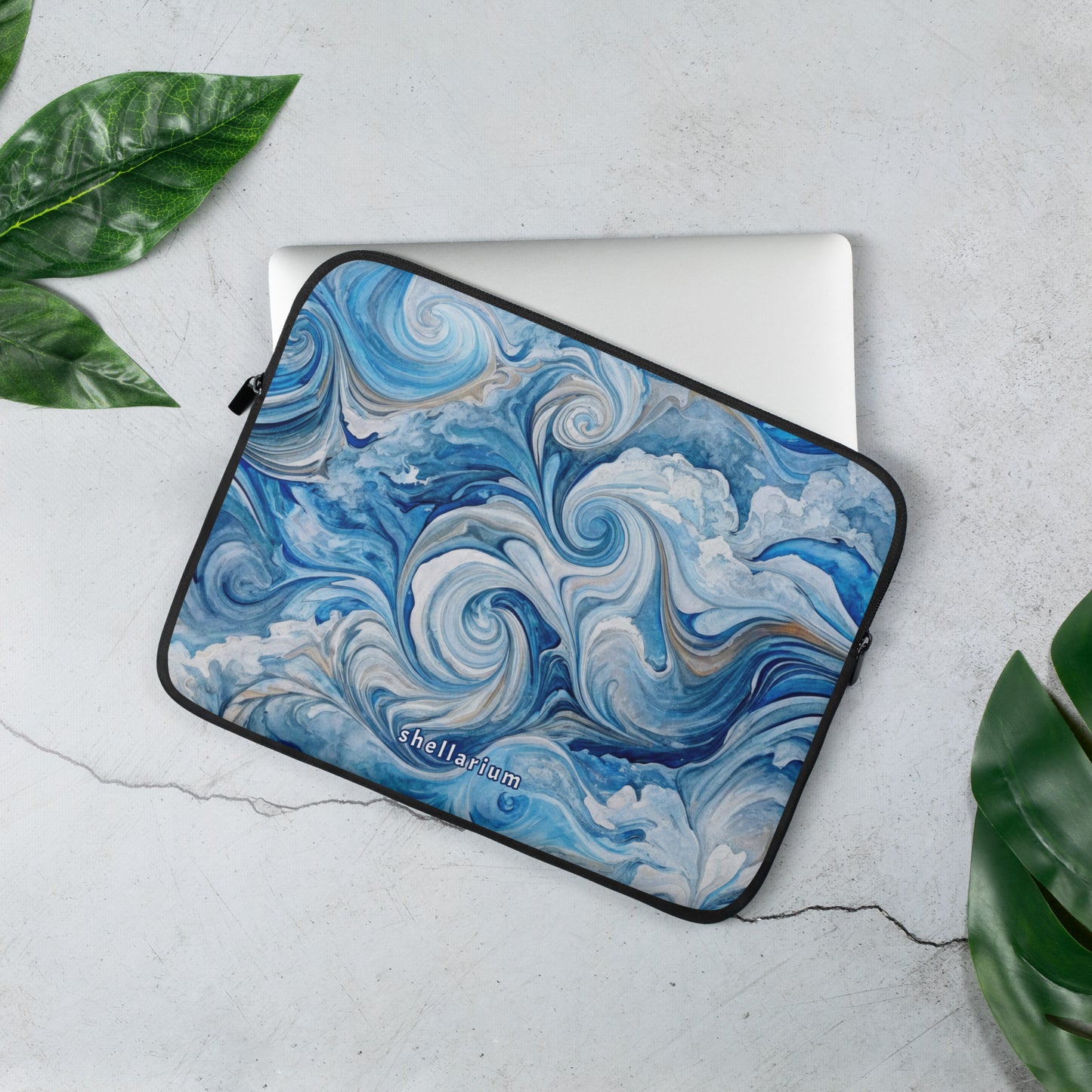 Whirlpool Wonders Laptop Sleeve    Shellarium.