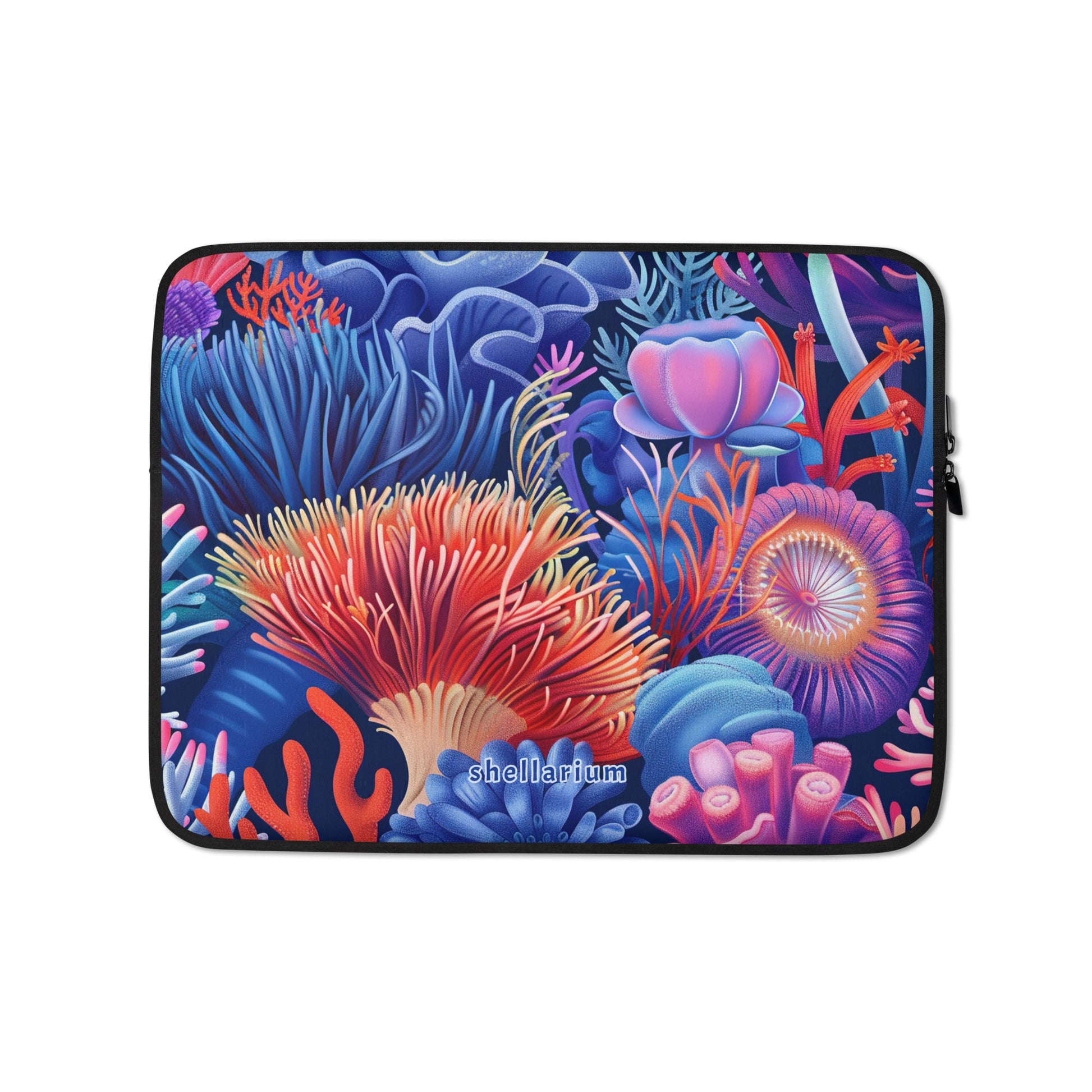 Coral Kaleidoscope Laptop Sleeve    Shellarium.