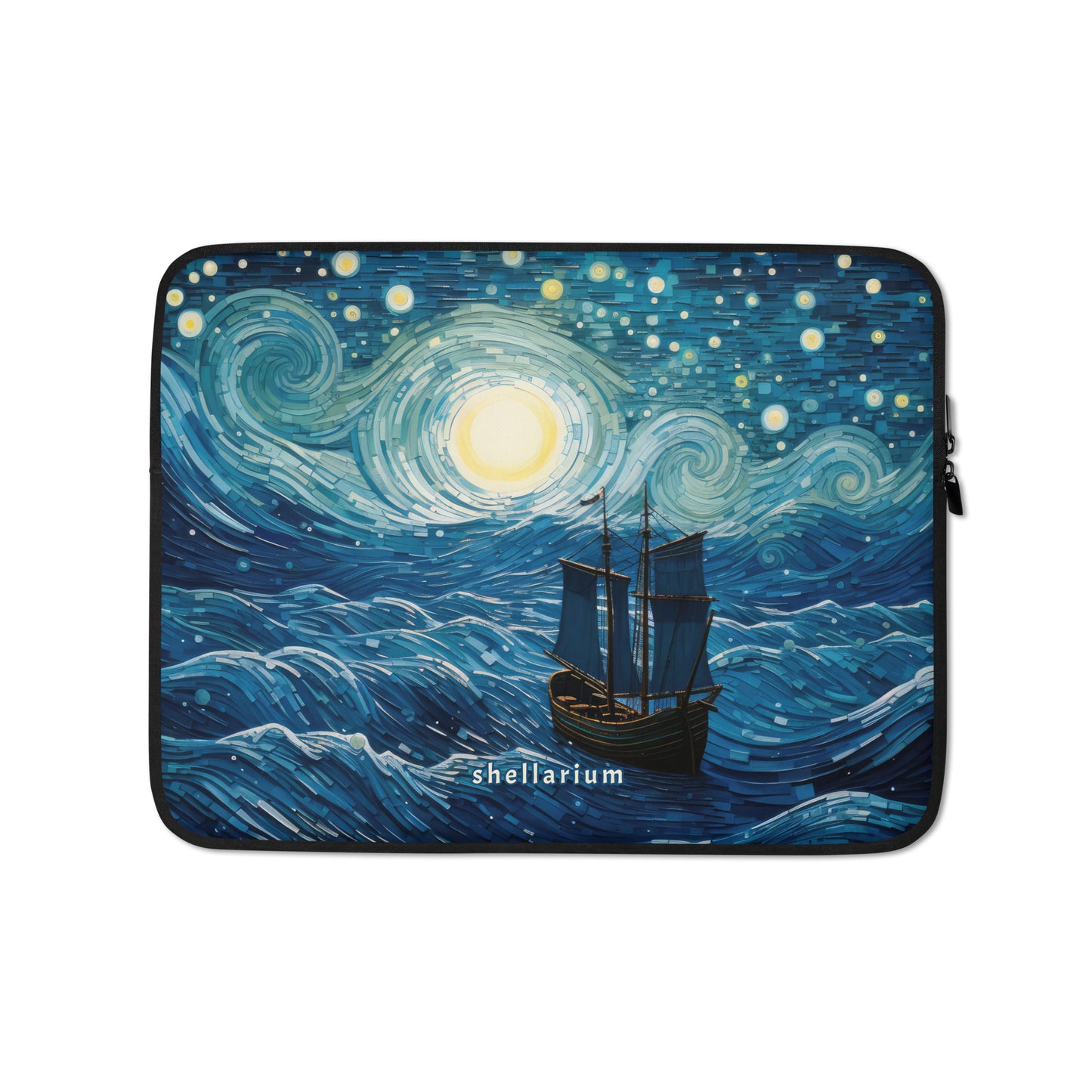 Van Gogh's Voyage Laptop Sleeve    Shellarium.