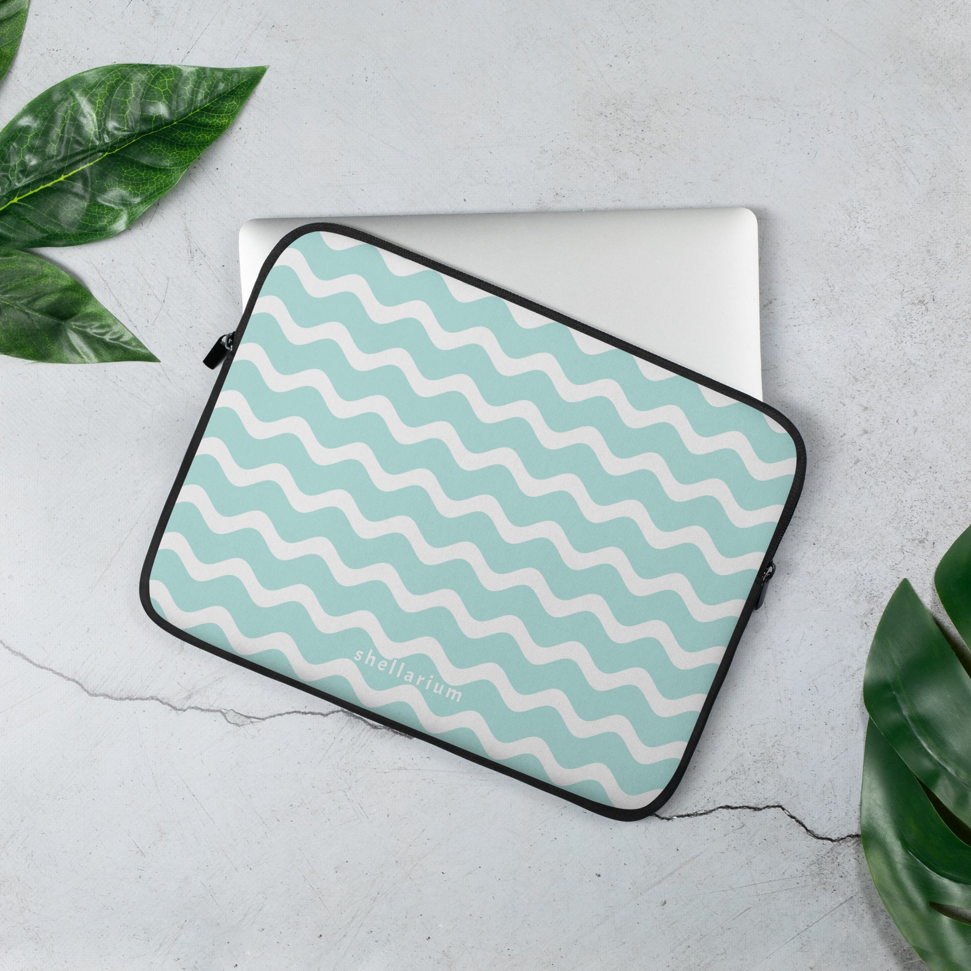 Wavy Wonder Laptop Sleeve    Shellarium.