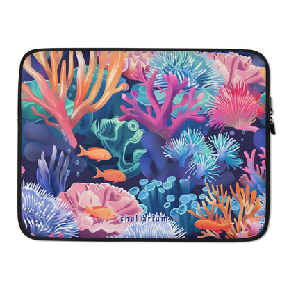 Reef Revelry Laptop Sleeve    Shellarium.