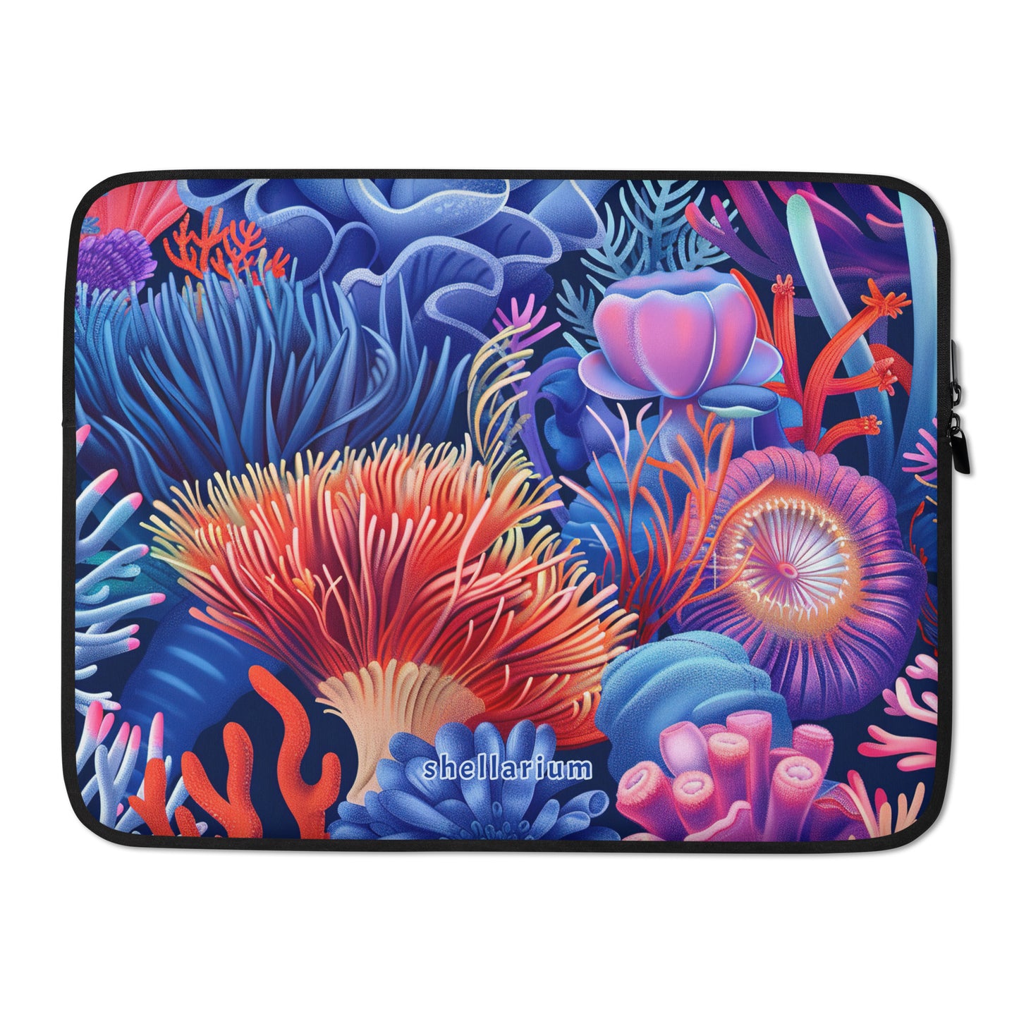 Coral Kaleidoscope Laptop Sleeve    Shellarium.