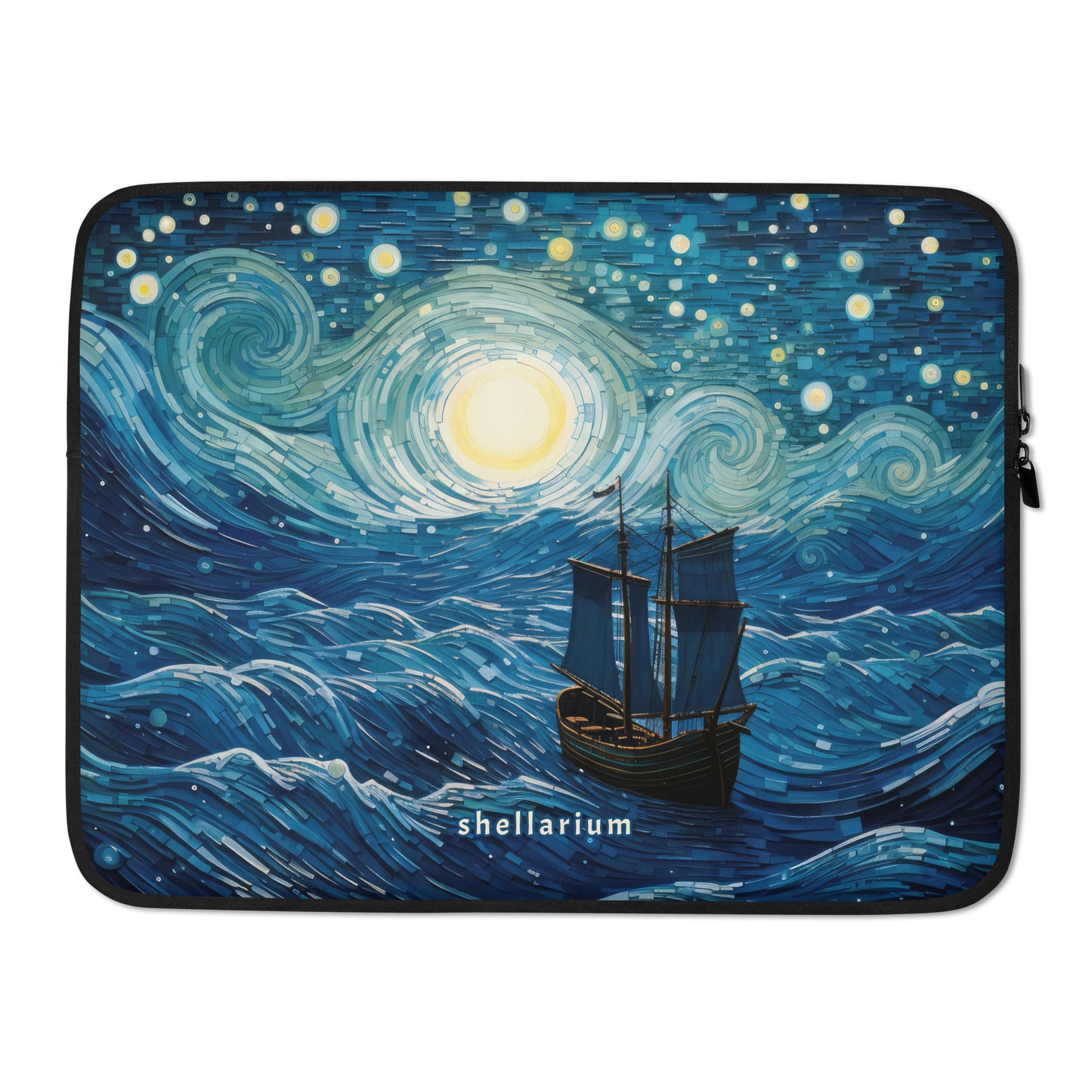 Van Gogh's Voyage Laptop Sleeve    Shellarium.