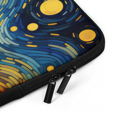 Starry Seascape Laptop Sleeve    Shellarium.