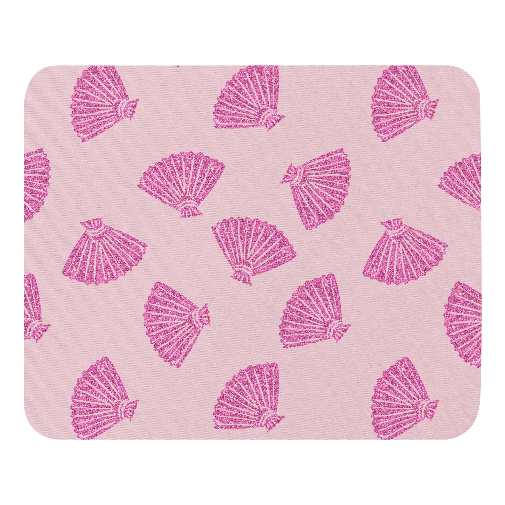 Glitter Shells Mouse Pad    Shellarium.