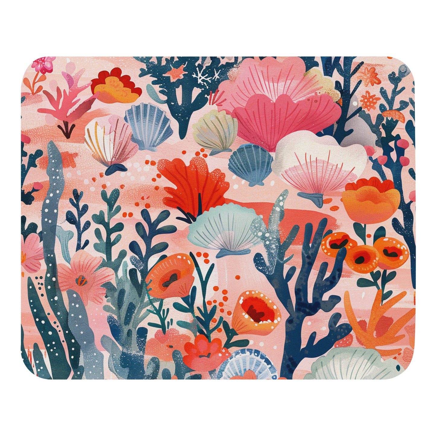 Seaweed Symphony Mouse Pad    Shellarium.