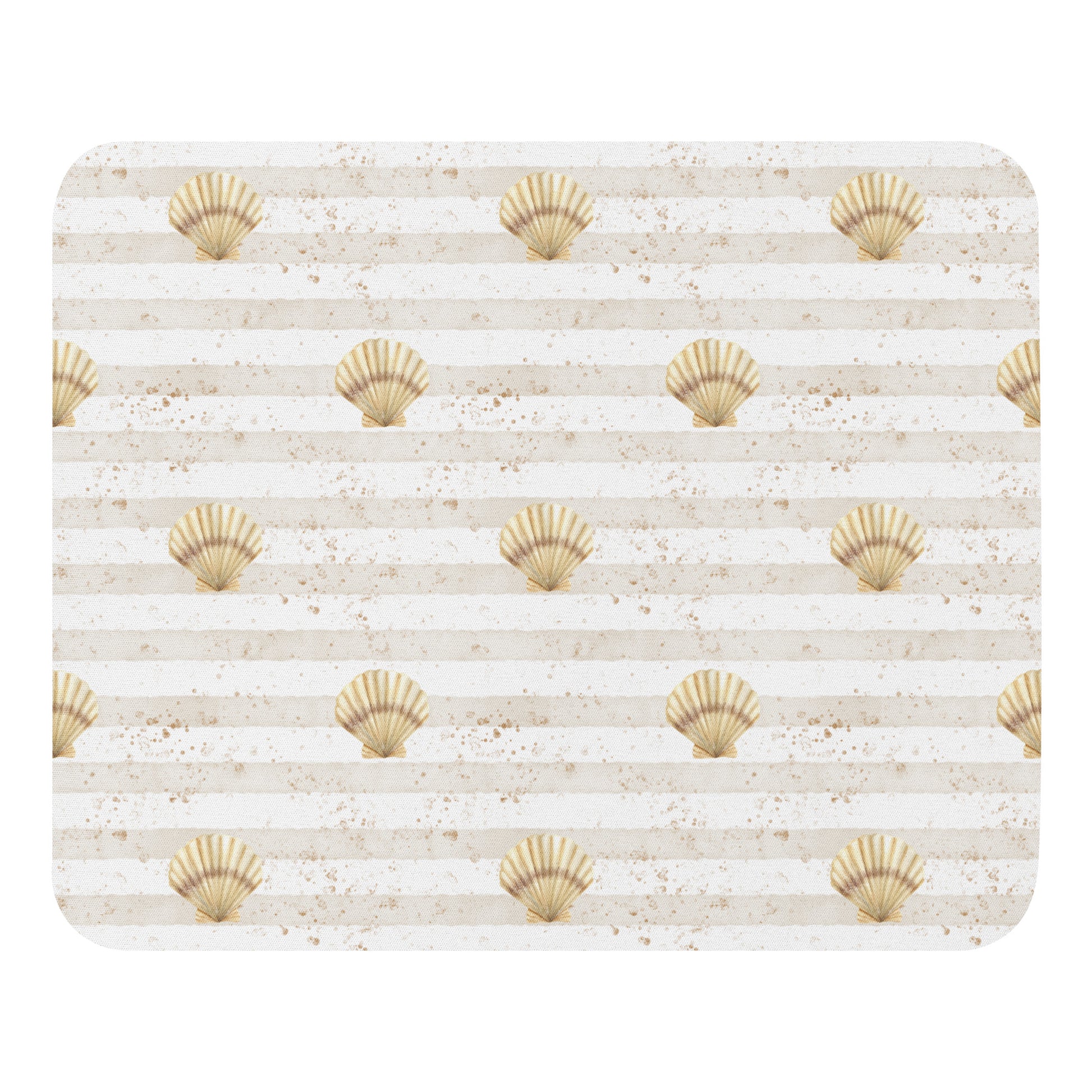 Seashore Stripes Mouse Pad    Shellarium.