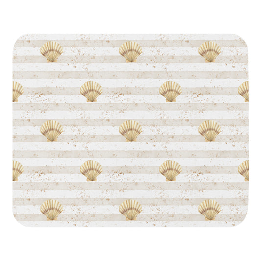 Seashore Stripes Mouse Pad    Shellarium.