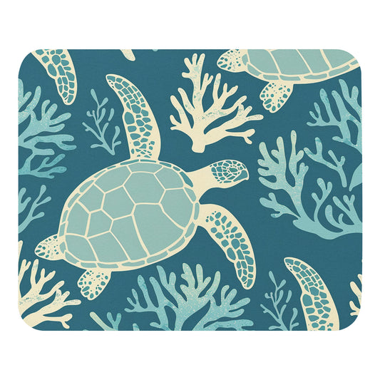 Turtle Vibe Mouse Pad    Shellarium.