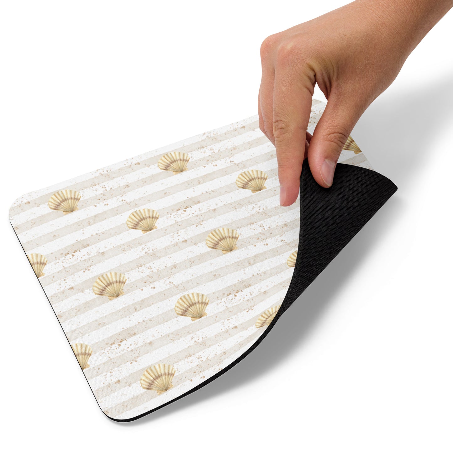 Seashore Stripes Mouse Pad    Shellarium.