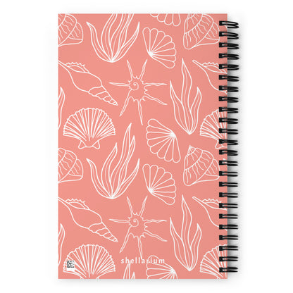 Peachy Paradise Notebook    Shellarium.