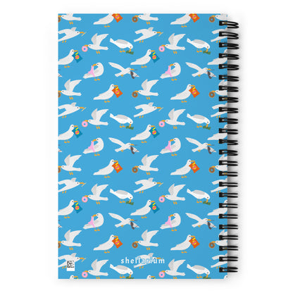 Cheeky Seagulls Notebook    Shellarium.