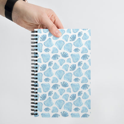 Beachy Blues Notebook    Shellarium.