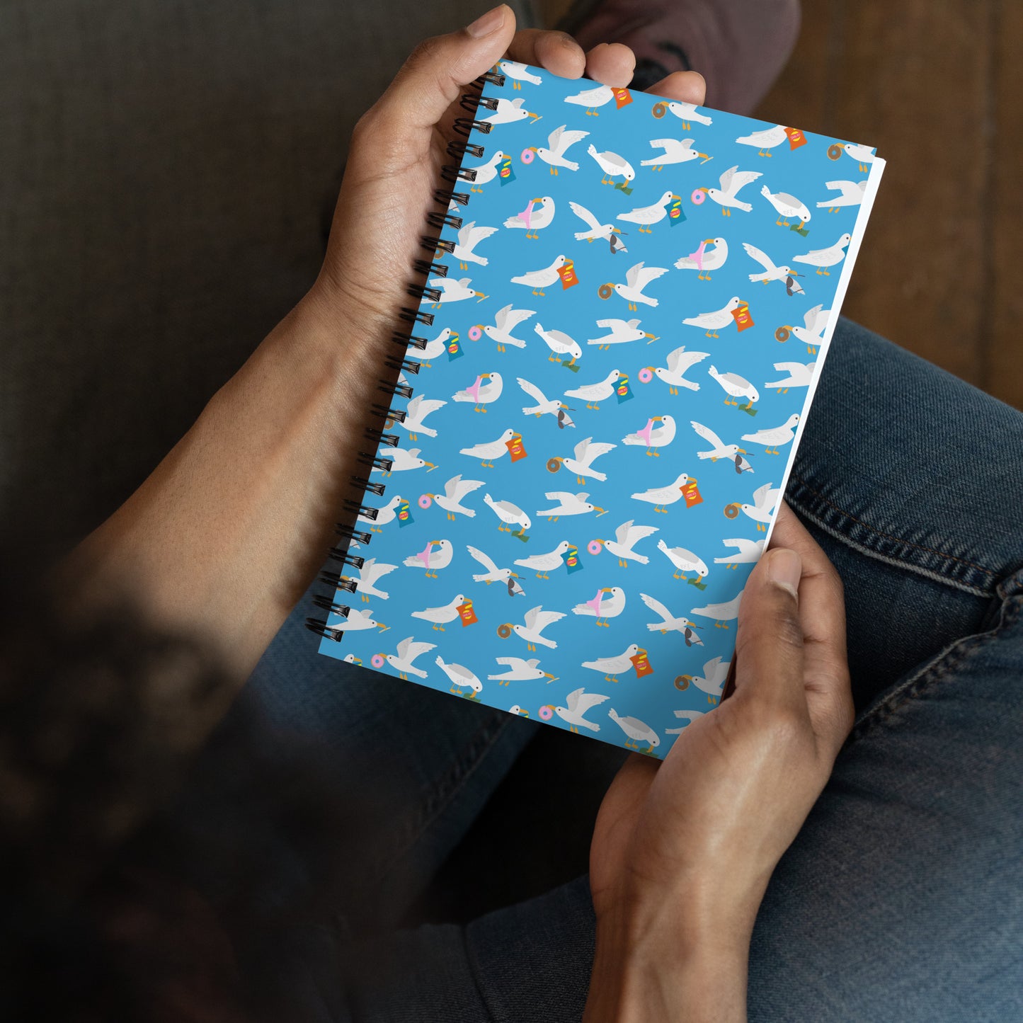 Cheeky Seagulls Notebook    Shellarium.