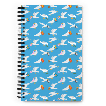 Cheeky Seagulls Notebook    Shellarium.