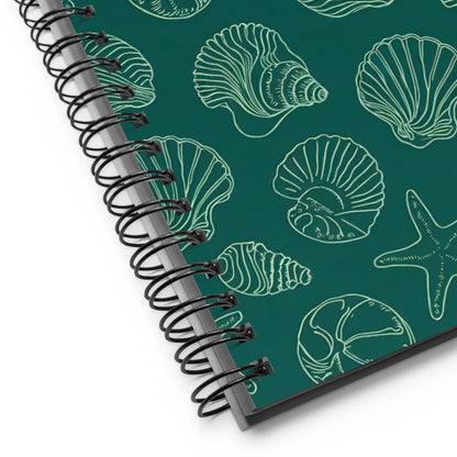 Teal Lagoon Notebook    Shellarium.