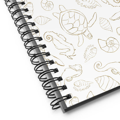 Golden Ocean Notebook    Shellarium.