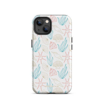 Tidal Line Art Iphone Case    Shellarium.