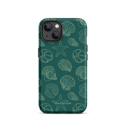 Teal Gems Iphone Case    Shellarium.