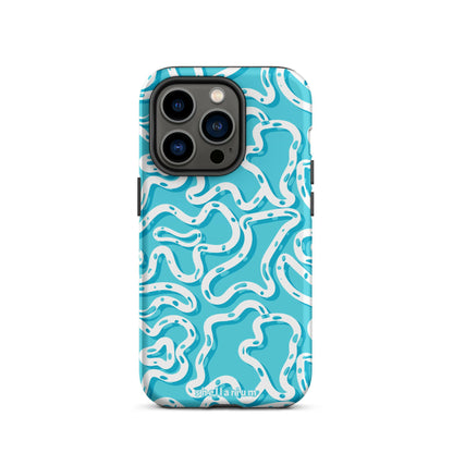 Aqua Swirls Iphone Case    Shellarium.