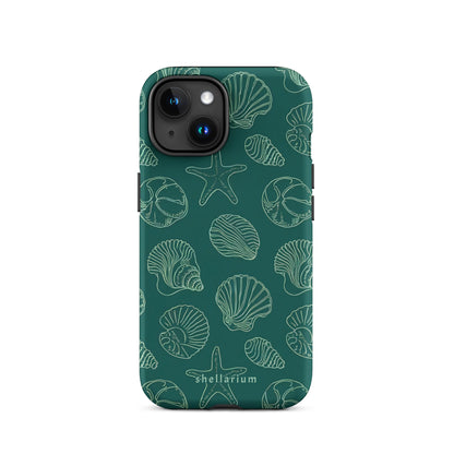 Teal Gems Iphone Case    Shellarium.