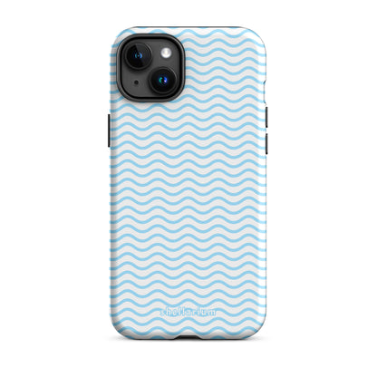 Blue Ripple Iphone Case    Shellarium.