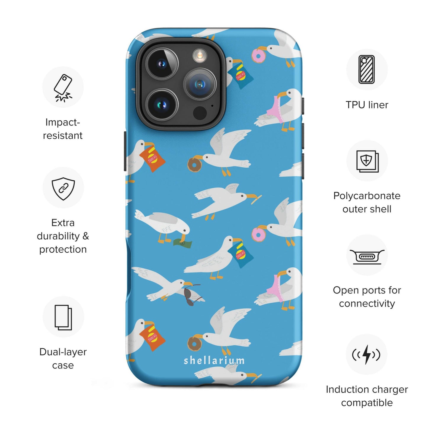 Cheeky Seagulls Iphone Case