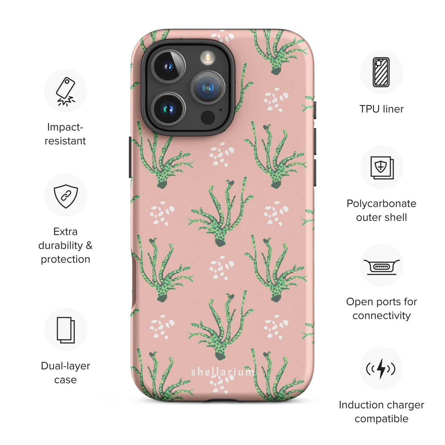 Coral Bloom Iphone Case