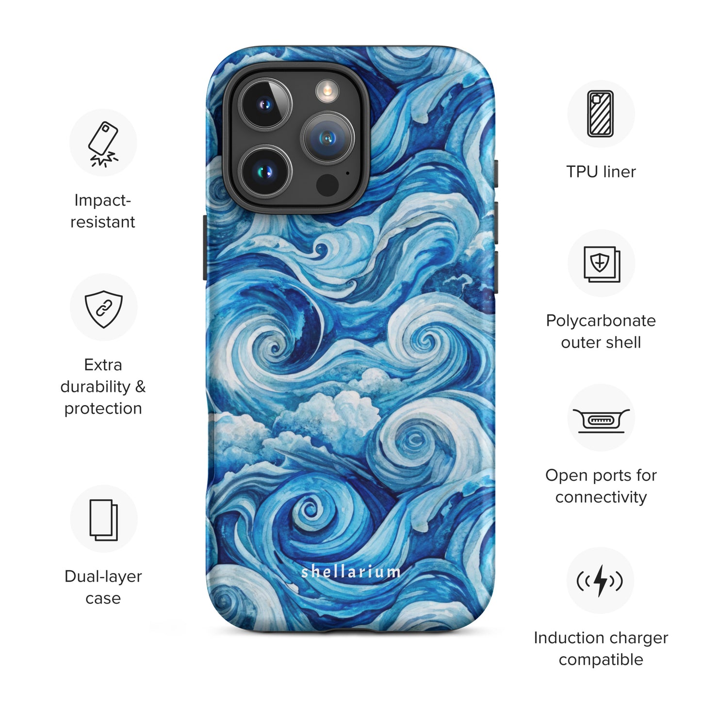 Ocean Vortex Iphone Case