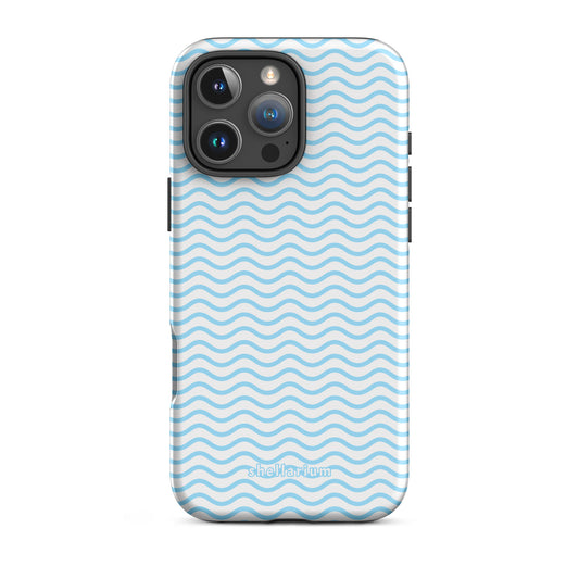 Blue Ripple Iphone Case    Shellarium.