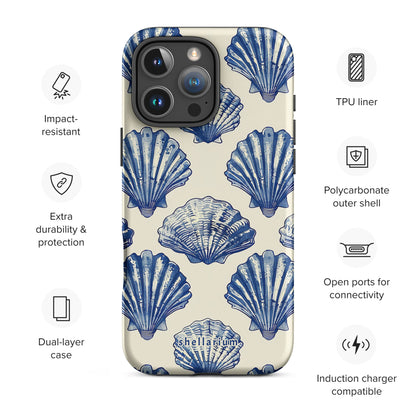 Sapphire Scallops Iphone Case