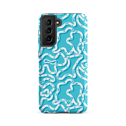 Aqua Swirls Samsung Case    Shellarium.