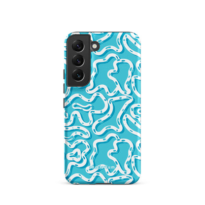 Aqua Swirls Samsung Case    Shellarium.