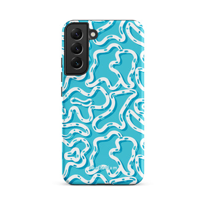 Aqua Swirls Samsung Case    Shellarium.