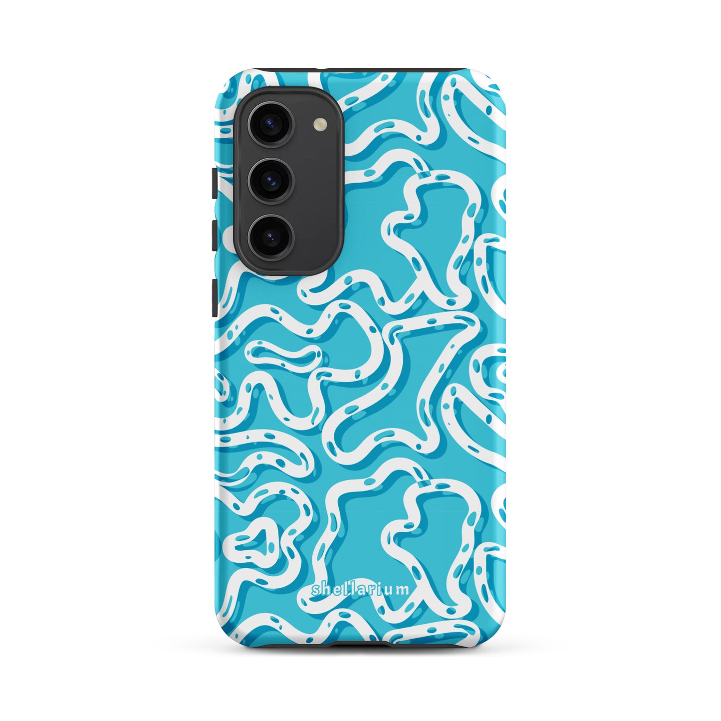 Aqua Swirls Samsung Case    Shellarium.